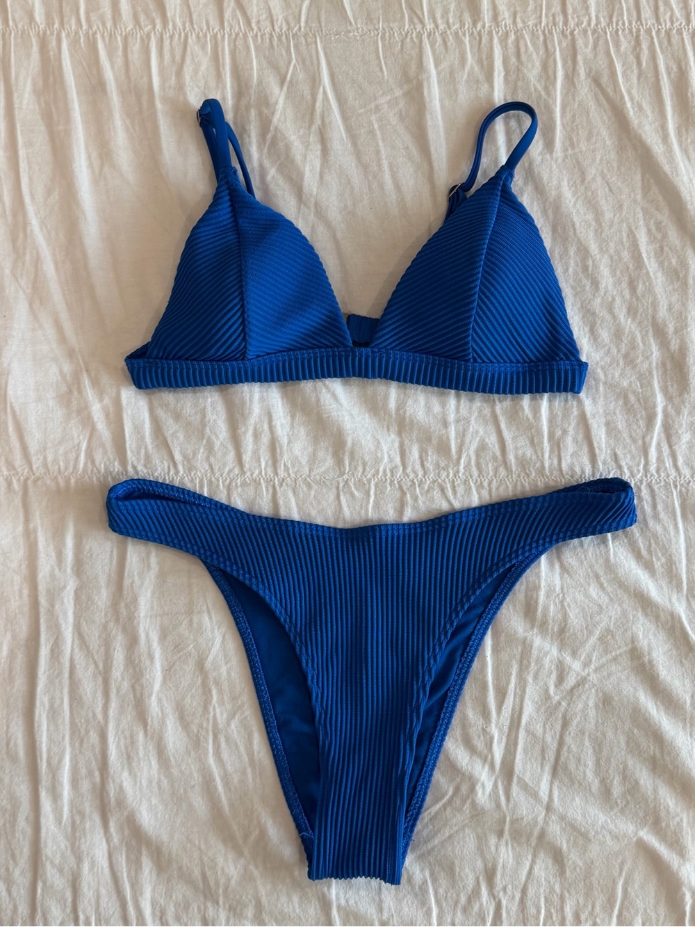 Hollister Cobalt Blue Padded Bikini Set